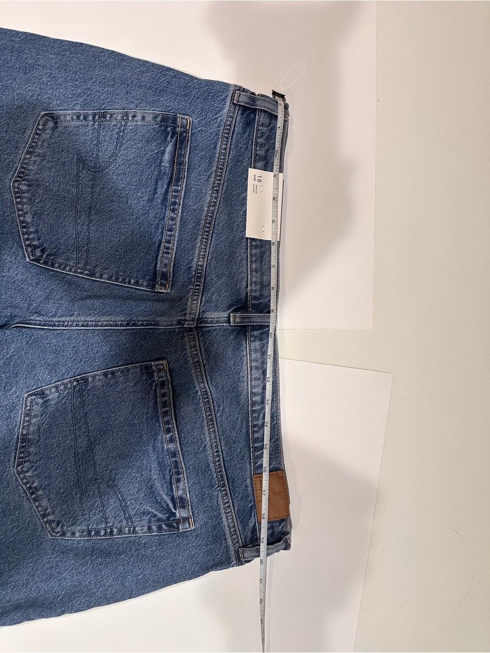 American Eagle Stretch Barrel Jeans Tinted Medium Stretch Size 18 (34W) - Picture 10 of 16